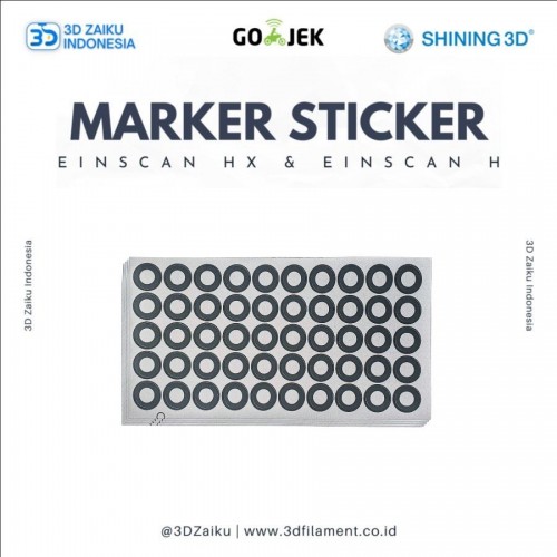 Original Einscan HX and Einscan H 3D Scanner Marker Sticker - Isi 144 Markers